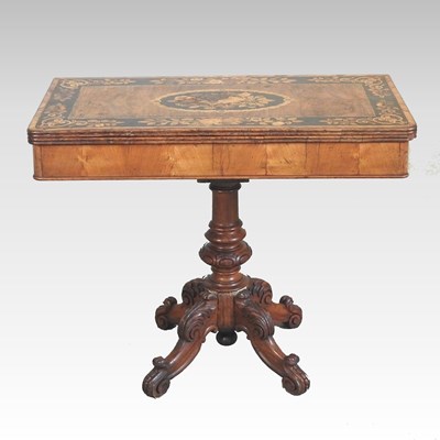 Lot 246 - A 19th century card table