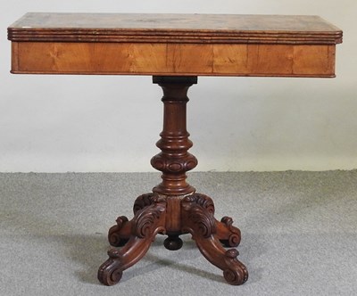 Lot 246 - A 19th century card table