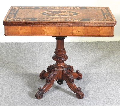 Lot 246 - A 19th century card table