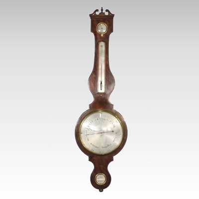 Lot 162 - A 19th century barometer