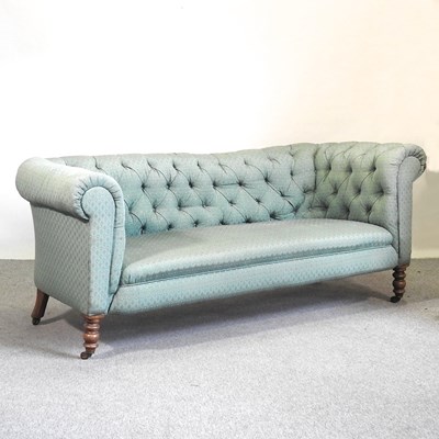 Lot 76 - A chesterfield sofa