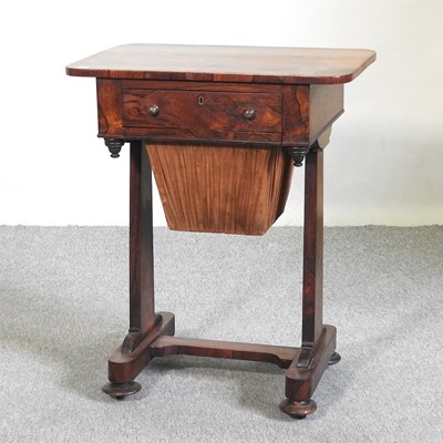 Lot 160 - A Regency sewing table