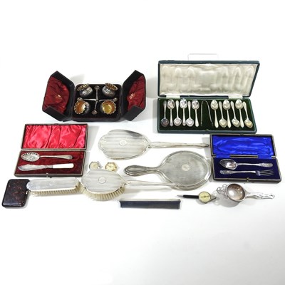 Lot 23 - A collection of silver plate