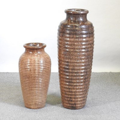 Lot 432 - Two pottery vases