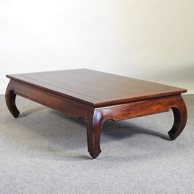 Lot 436 - A Chinese coffee table