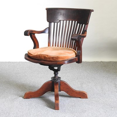 Lot 82 - A desk chair