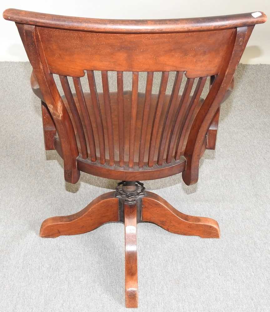 Lot 82 A desk chair