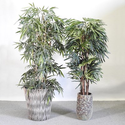 Lot 470 - Two artificial plants