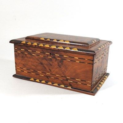 Lot 57 - A tea caddy