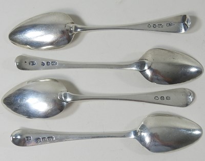 Lot 230 - A set of four teaspoons