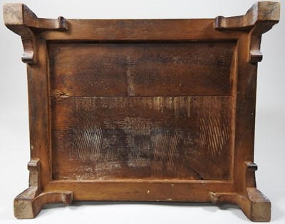 Lot 4 - A carved casket