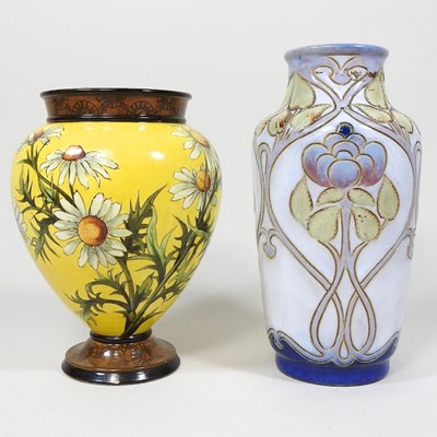 Lot 89 - Two Doulton vases