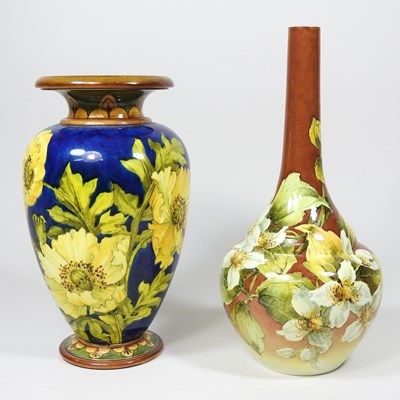 Lot 185 - Two Doulton vases