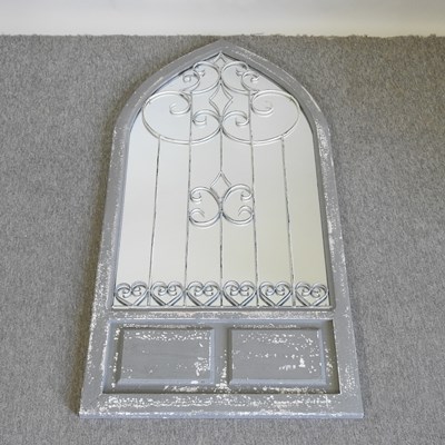 Lot 339 - A garden mirror