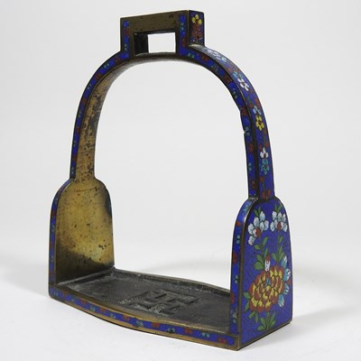 Lot 54 - A Chinese stirrup