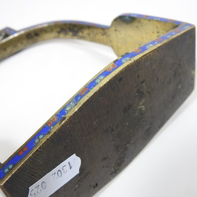 Lot 54 - A Chinese stirrup