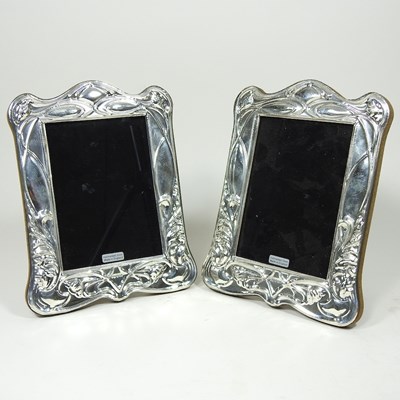 Lot 42 - A pair of silver frames