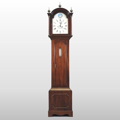 Lot 522 - A George III style longcase clock