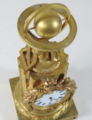 Lot 134 - A 19th century ormolu mantel clock