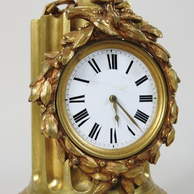 Lot 134 - A 19th century ormolu mantel clock