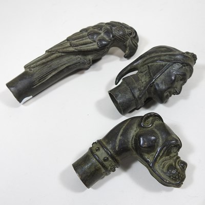 Lot 510 - A collection of walking stick handles