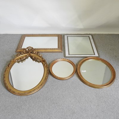 Lot 472 - Eight wall mirrors