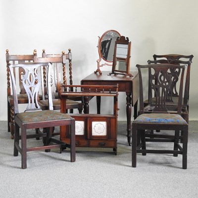 Lot 375 - A collection of furniture