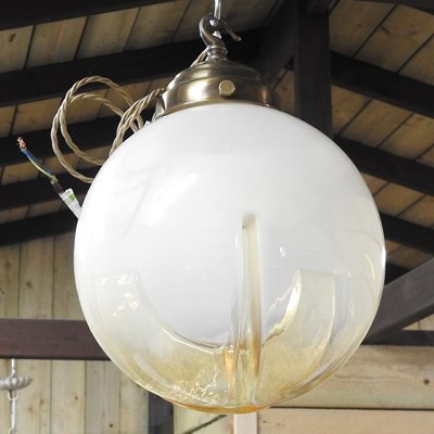 Lot 392 - A pendant light