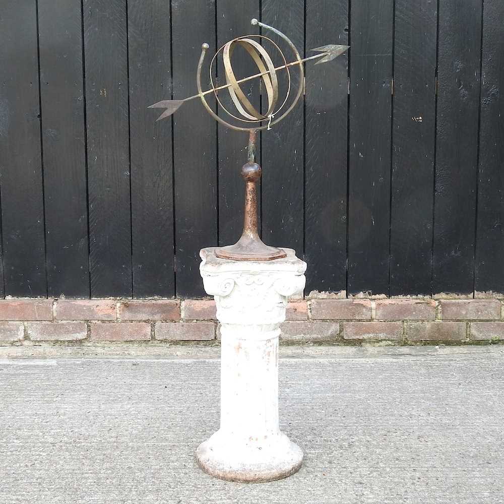 Lot 239 - An armillary sphere