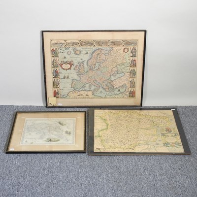 Lot 189 - Three antique maps