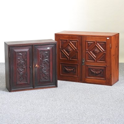 Lot 58 - Two Victorian cabinets