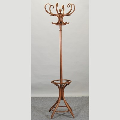 Lot 489 - A bentwood hat stand