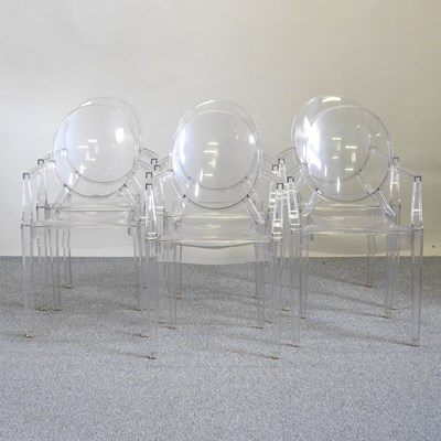 Lot 243 - Philippe Starck Ghost chairs