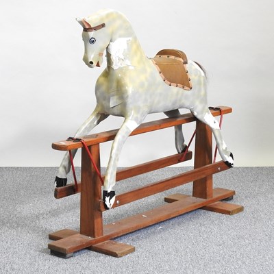 Lot 114 - A rocking horse