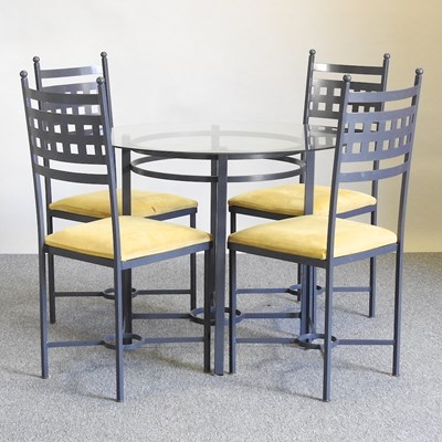 Lot 209 - A modern dining suite