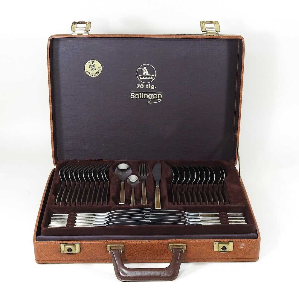 Soligen Cookware Lot 95 - A Solingen canteen of cutlery