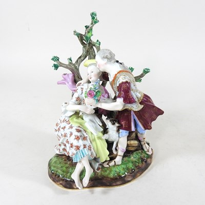 Lot 273 - A Meissen porcelain figure