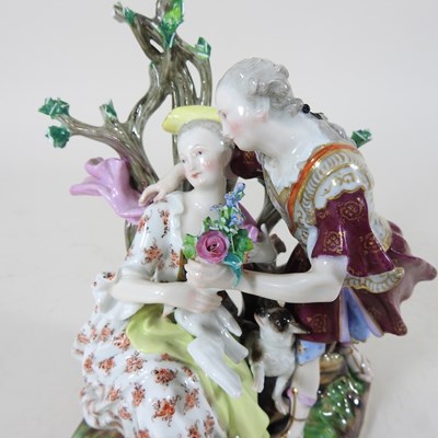 Lot 273 - A Meissen porcelain figure