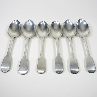 Lot 169 - A collection of silver table spoons