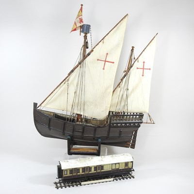 Lot 148 - A model of a boat