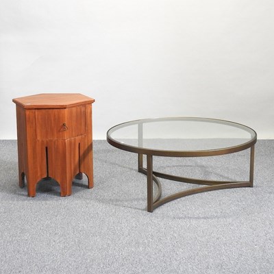 Lot 388 - Two Oka tables