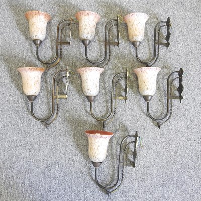 Lot 45 - A collection of wall lights