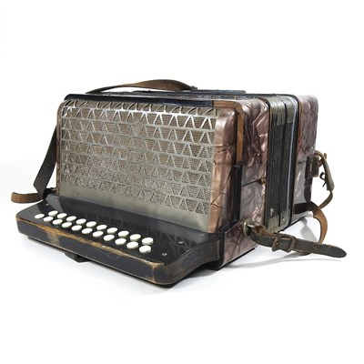 Lot 108 - A piano accordion