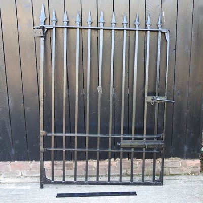 Lot 27 - A wrought iron garden gate