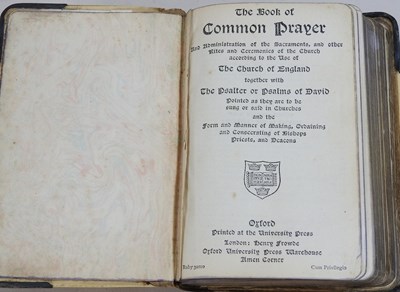 Lot 4 - An Edwardian book of Common Prayer