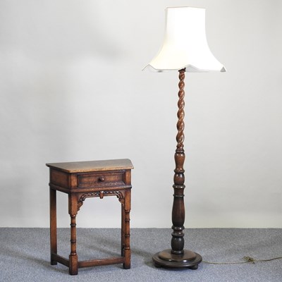 Lot 405 - A Titchmarsh & Goodwin lamp and table