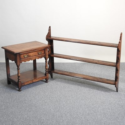 Lot 215 - A Titchmarsh & Goodwin shelf and table