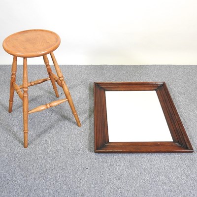 Lot 99 - A Titchmarsh & Goodwin mirror and a stool