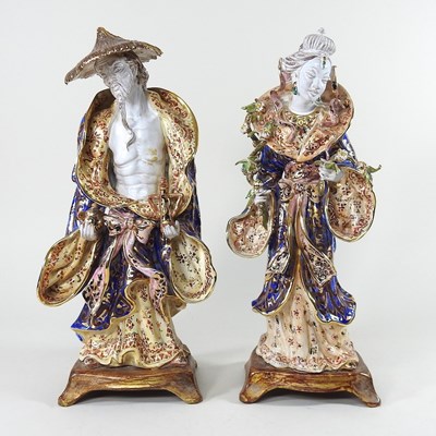 Lot 338 - A pair of figures