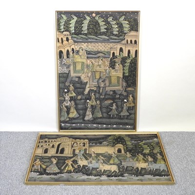 Lot 124 - Two Indian pictures